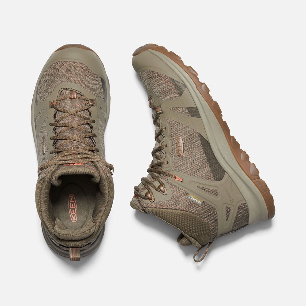Keen Vandringskängor Dam Khaki - Terradora Ii Waterproof - 718295NFL